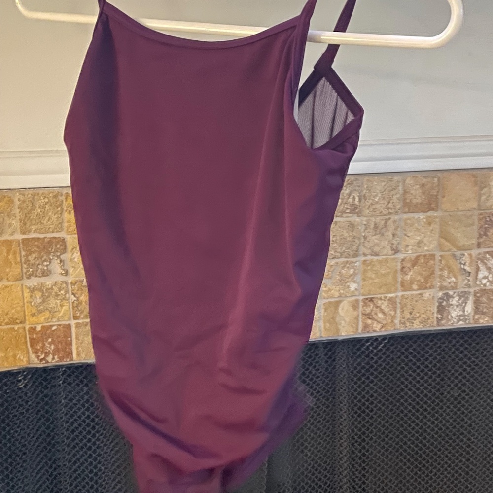 Maroon purple leotard